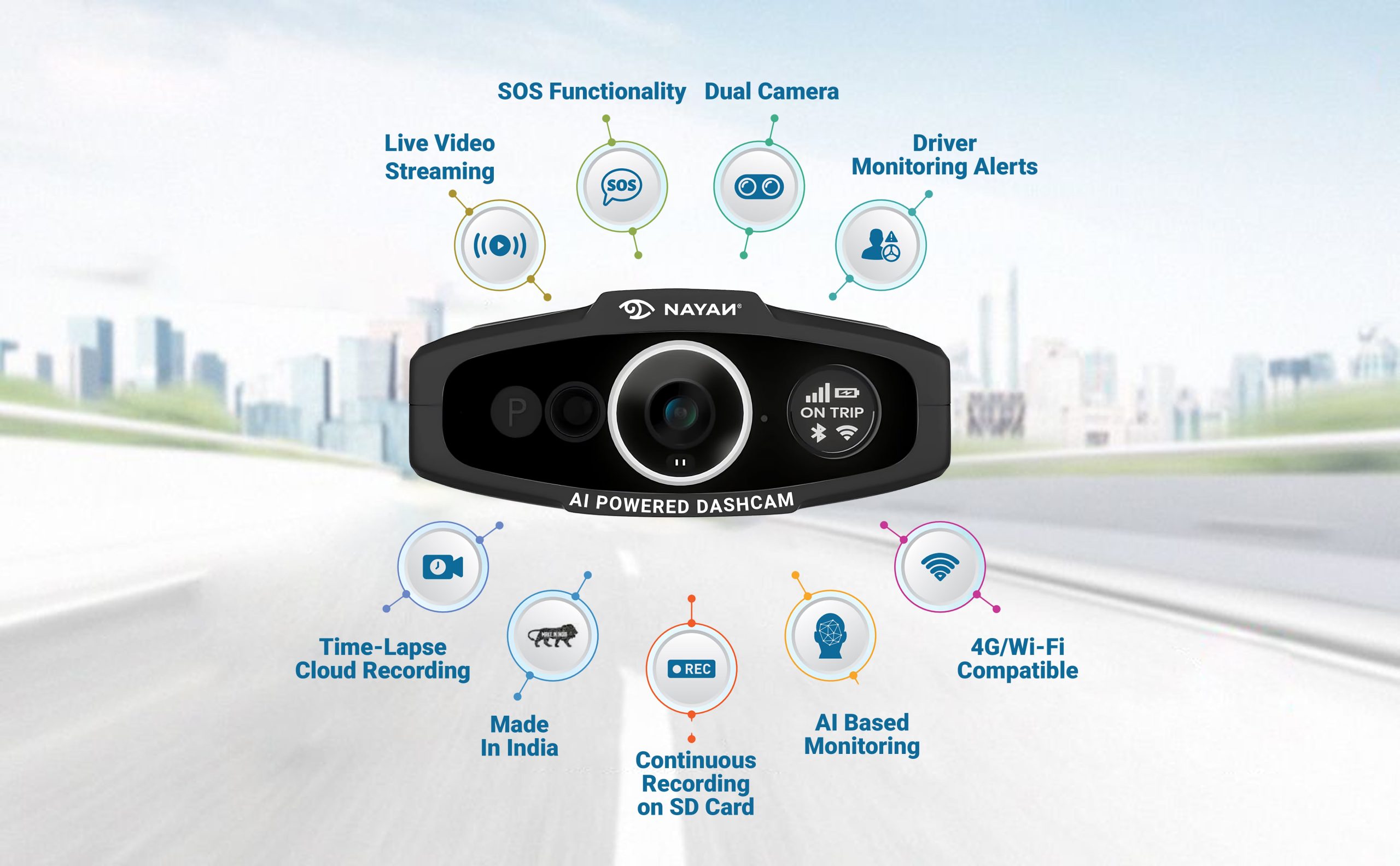 NAYAN Cam — The Intelligent Dashcam for Safer Roads & Smarter Fleets - Image 2